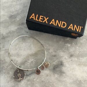 Alex and Ani Silver Charm Bracelet
